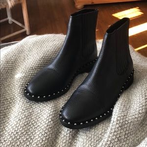Stud ankle booties